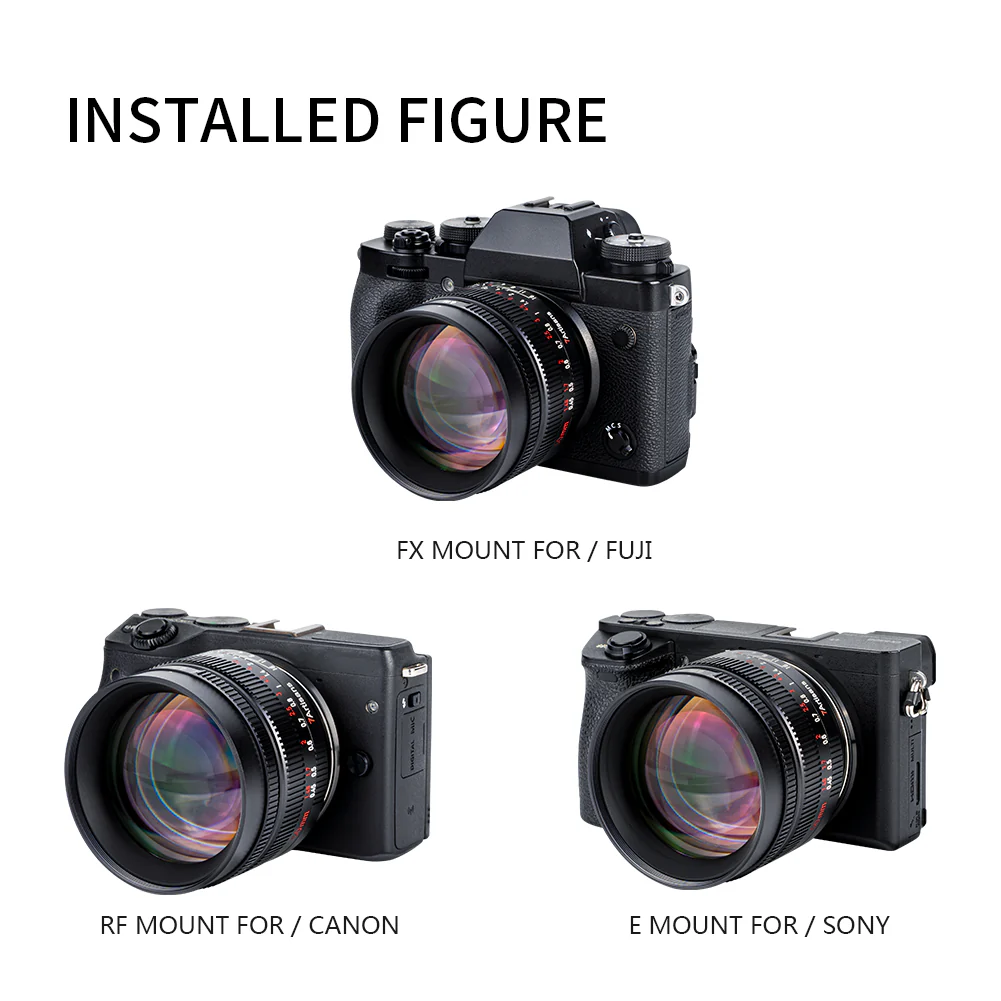 MF 50mm f/0.95 APS-C lens for E/EOS-R/FX/M43/Z - Image 7